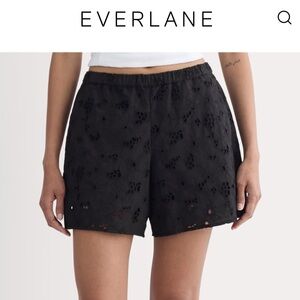 NWT Everlane Eyelet Pull-On Shorts